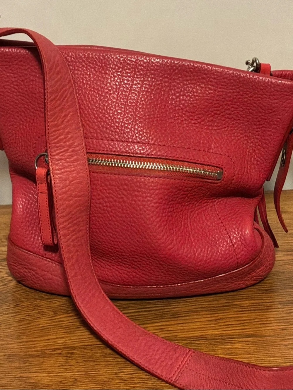 Coach Legacy Pebbled Leather Shoulder Bag